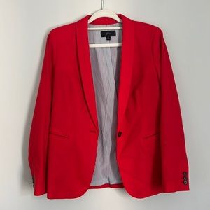 Jcrew red blazer size 8